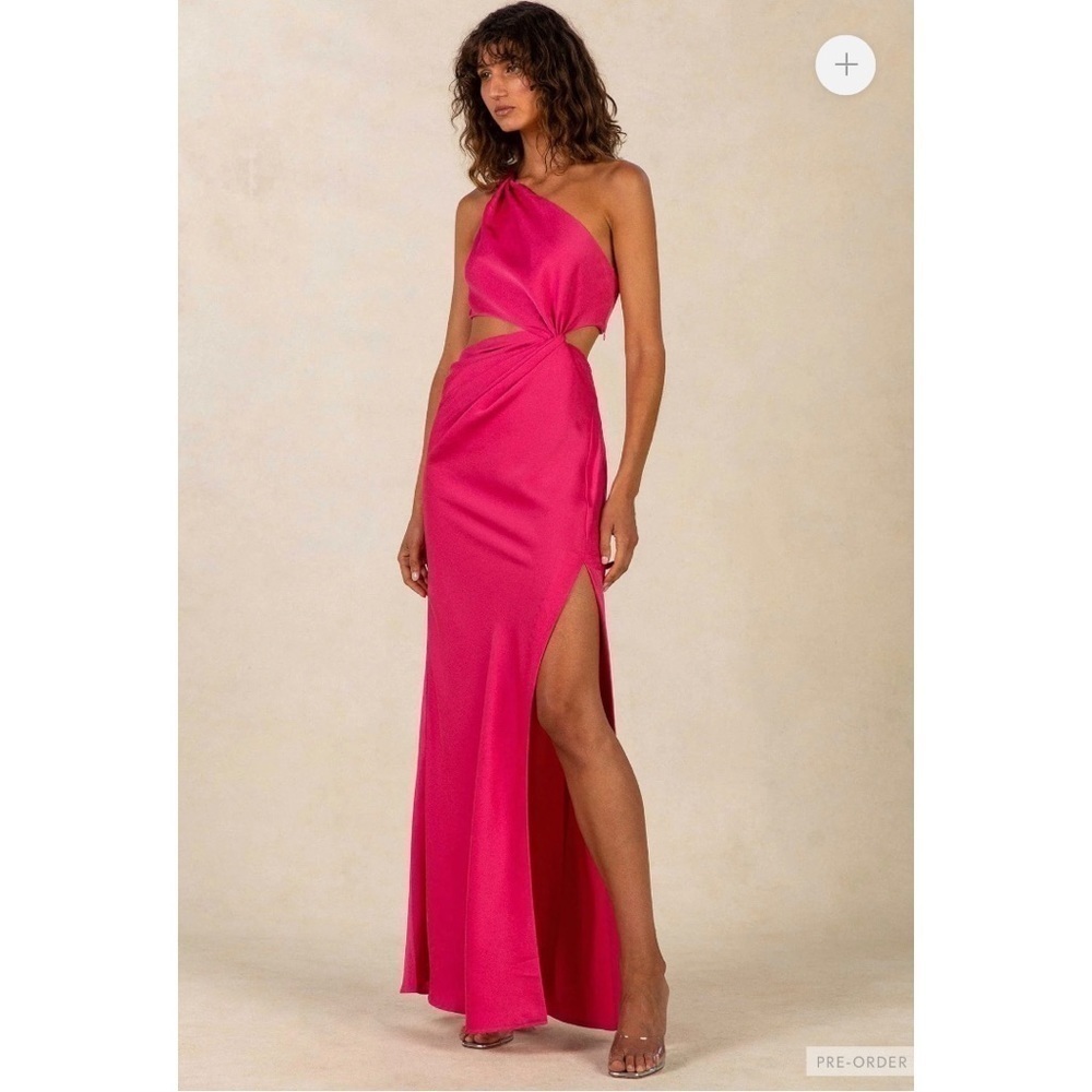 NWT MISHA KRISTIN SATIN GOWN
